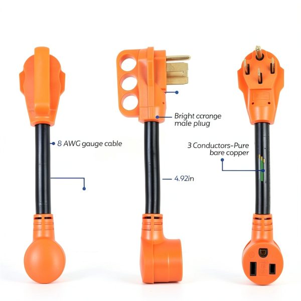 Dollate 250V 10000W Heavy Duty Welder Plug Adapter-2