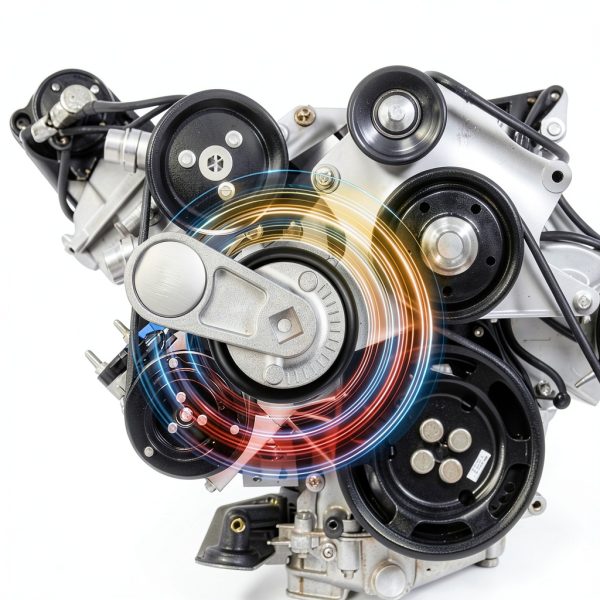 VROVO Timing Belt Tensioner Pulley for Chevy Silverado-4