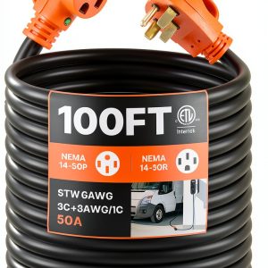 VEVOR 50A RV Extension Cord 100 FT Heavy Duty-0