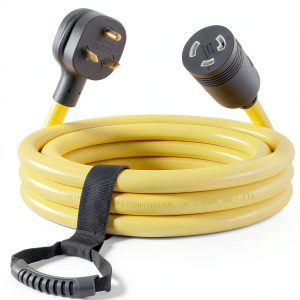 FIRMERST 15ft 30A RV Extension Cord NEMA TT-30P to L5-30R Weatherproof-0