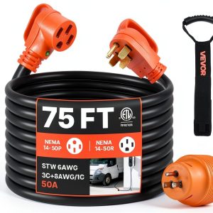 VEVOR 50A RV Extension Cord 75ft Heavy Duty-0