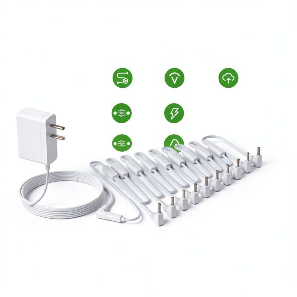 Lnauy 10-output Power Cord for Hallmark Christmas Ornaments 4.9 FT-4