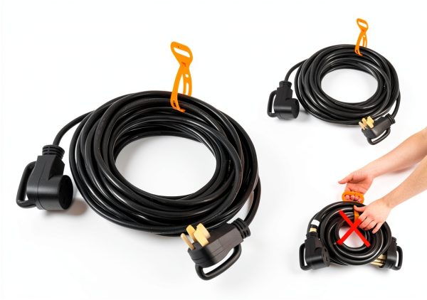 RV Extension Cord VEVOR 50 Amp 25 Ft Heavy-Duty Weatherproof Cable-5