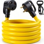 30 Amp RV Extension Cord Kulemax TEC3010HL-YL 10ft Yellow UL Listed-0