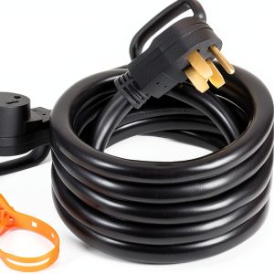 RV Extension Cord VEVOR 50 Amp 25 Ft Heavy-Duty Weatherproof Cable-0