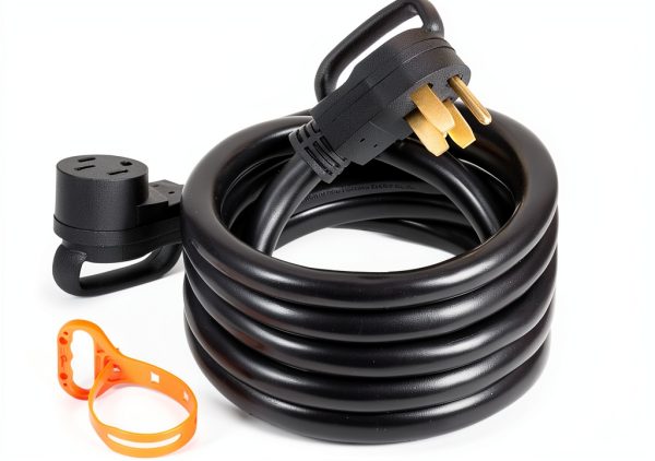 RV Extension Cord VEVOR 50 Amp 25 Ft Heavy-Duty Weatherproof Cable-0