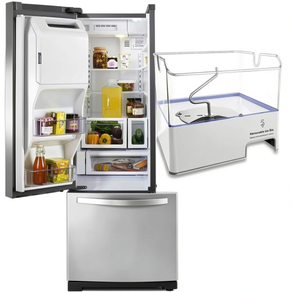 Whirlpool Ice Bin WPW10347093 Upgraded Replacement for Ice Maker-1