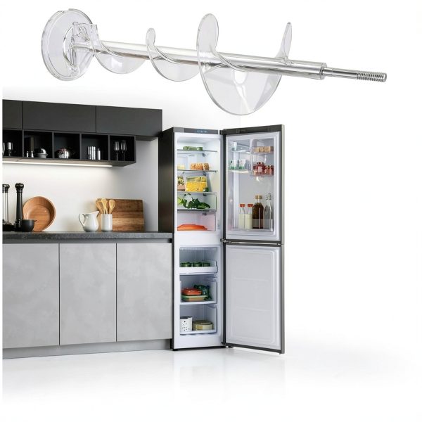 Upgrade Ice Maker Dispenser Auger for GE Fridge by Pokin-4